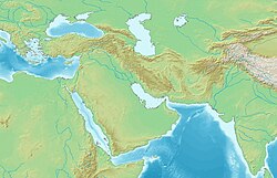 موقع المطار في آسيا الوسطى والغربية