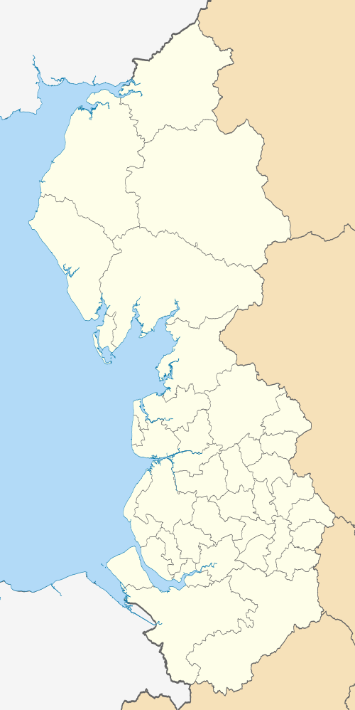 خريطة شمال غرب إنجلترا