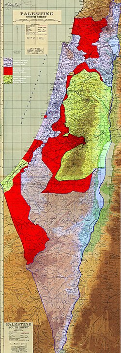 خريطة توزيع القوى 1948