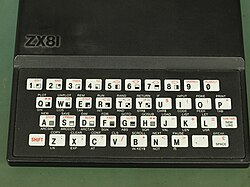 لوحة مفاتيح ZX81