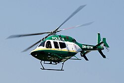 مروحية بيل 429 في المطار