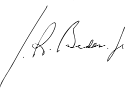 توقيع جو بايدن