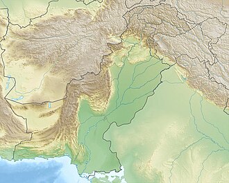 موقع جبل ماشيربروم في باكستان