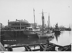سفن في ميناء أديليد عام 1910